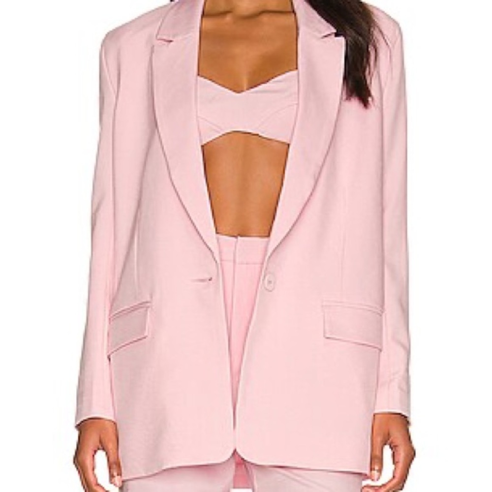 REVOLVE Light Pink Blazer and Pant